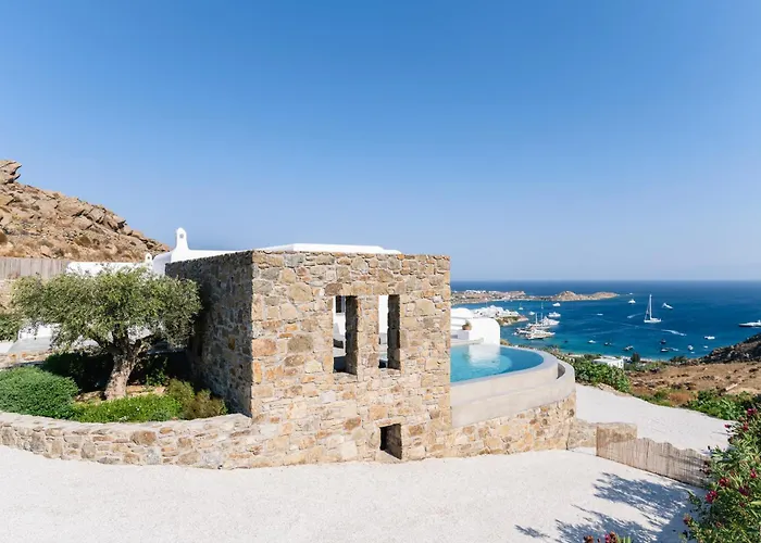 Ferienhaus Camelia 2 - Psarou View - Private Pool And Jacuzzi