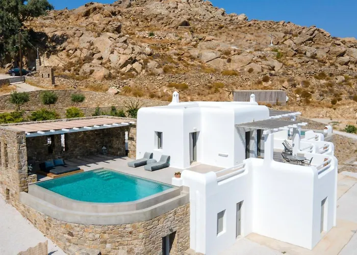 Camelia 2 - Psarou View - Private Pool And Jacuzzi 펜션 *