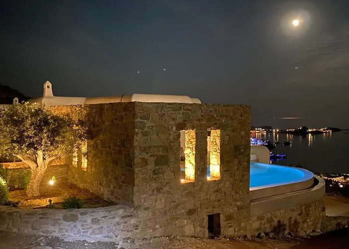 Camelia 2 - Psarou View - Private Pool And Jacuzzi 펜션 *