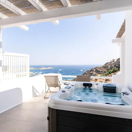 Villa Camelia 2 - 2Br - Private Pool & Jacuzzi - Sea View - Psarou, Nammos Psarou (Mykonos)