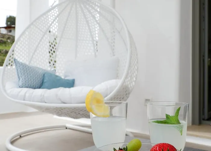 펜션 Camelia 2 - Psarou View - Private Pool And Jacuzzi